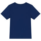 Boys Navy Blue Logo T-Shirt, 1, hi-res