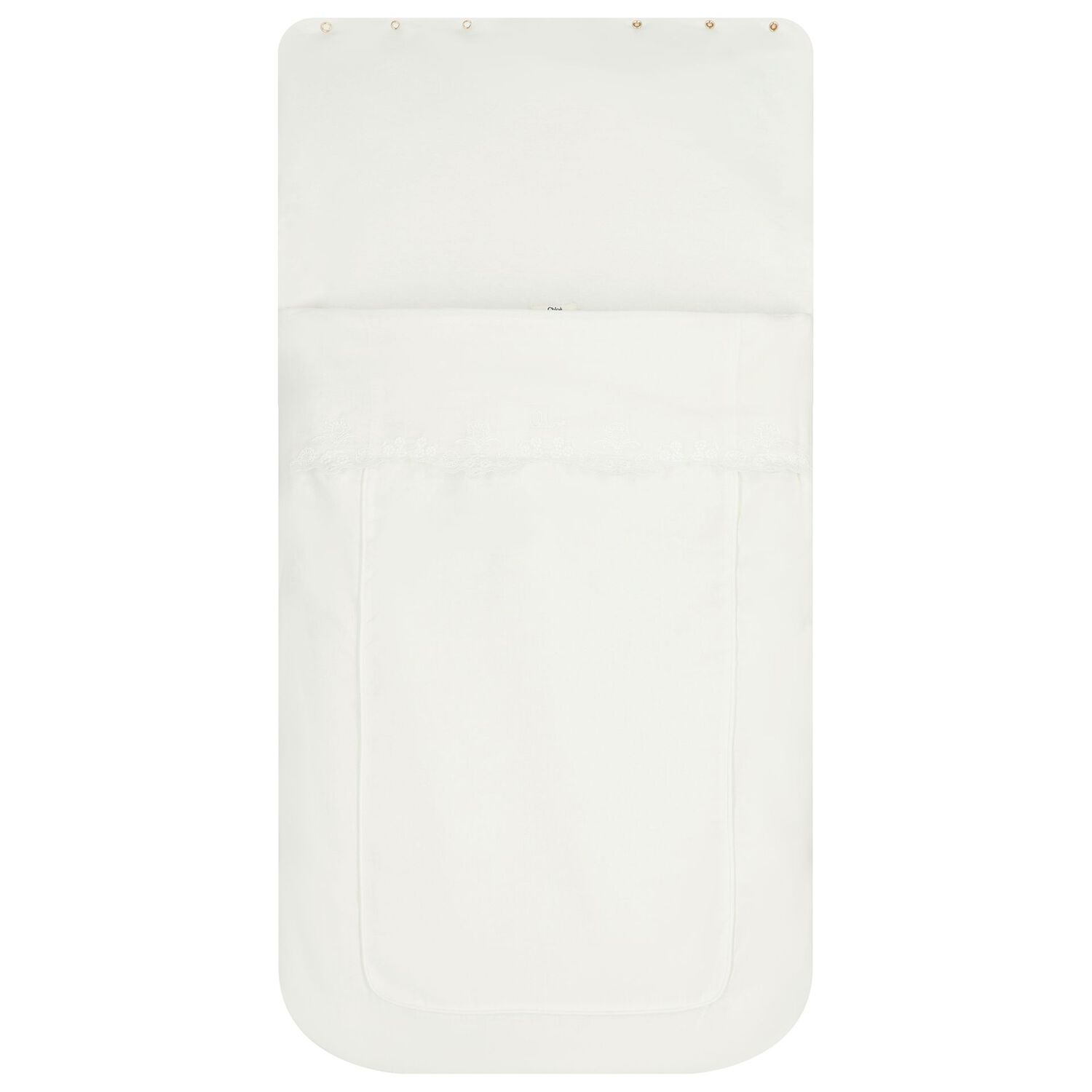 Baby Girls White Logo Nest , 1, hi-res