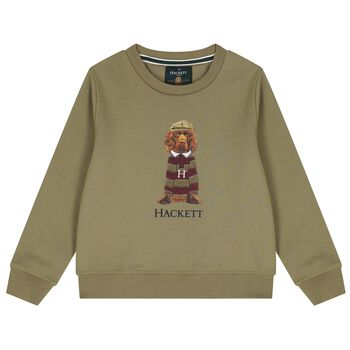 Boys Green Harry Logo Sweatshirt