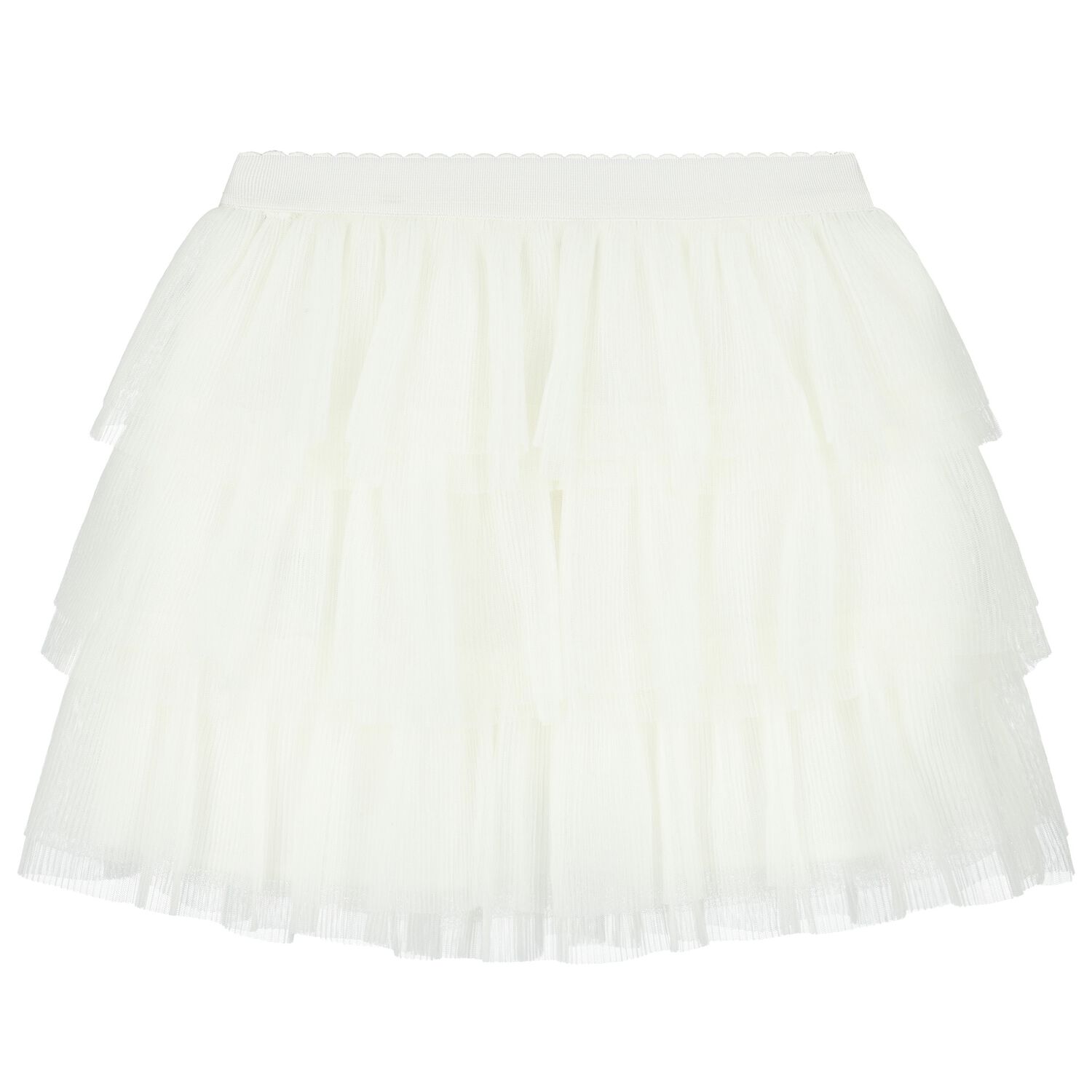 Girls Beige Tulle Skirt, 2, hi-res image number null