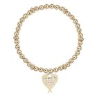 Girls Pink & Gold Bracelets ( 4-Pack ), 1, hi-res