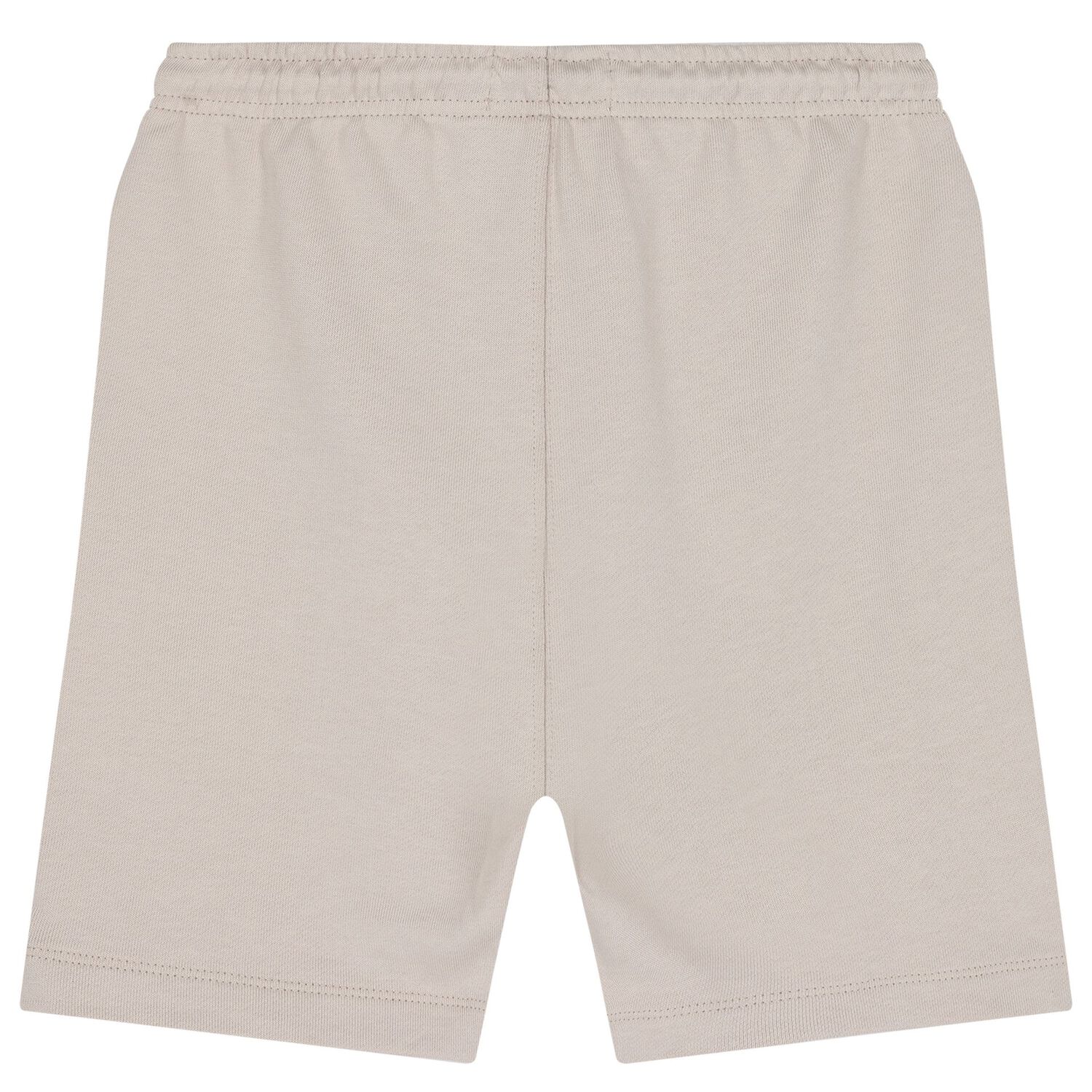 Boys Beige Logo Shorts Set, 1, hi-res