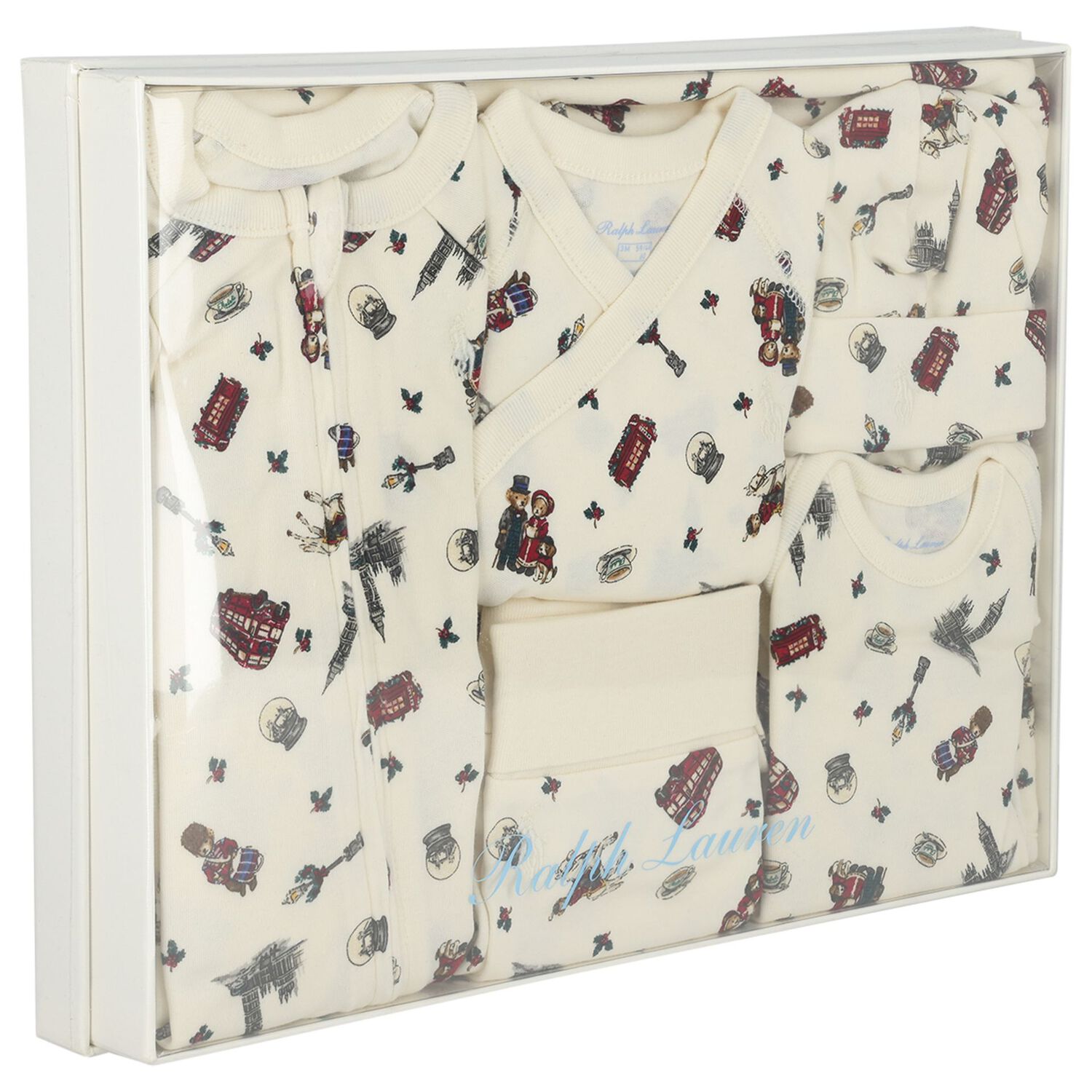 Ivory London Themed Babygrow Gift Set, 1, hi-res