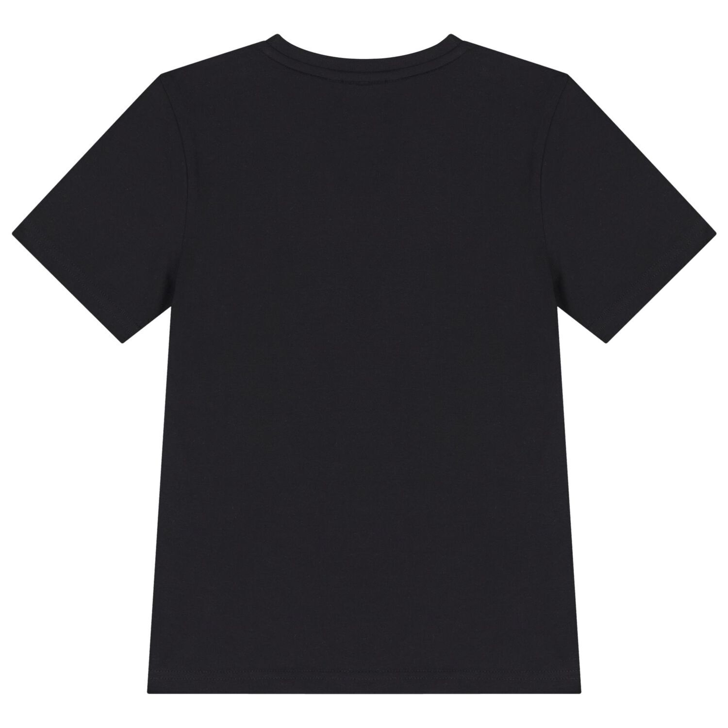 Boys Black Logo T-Shirt, 1, hi-res