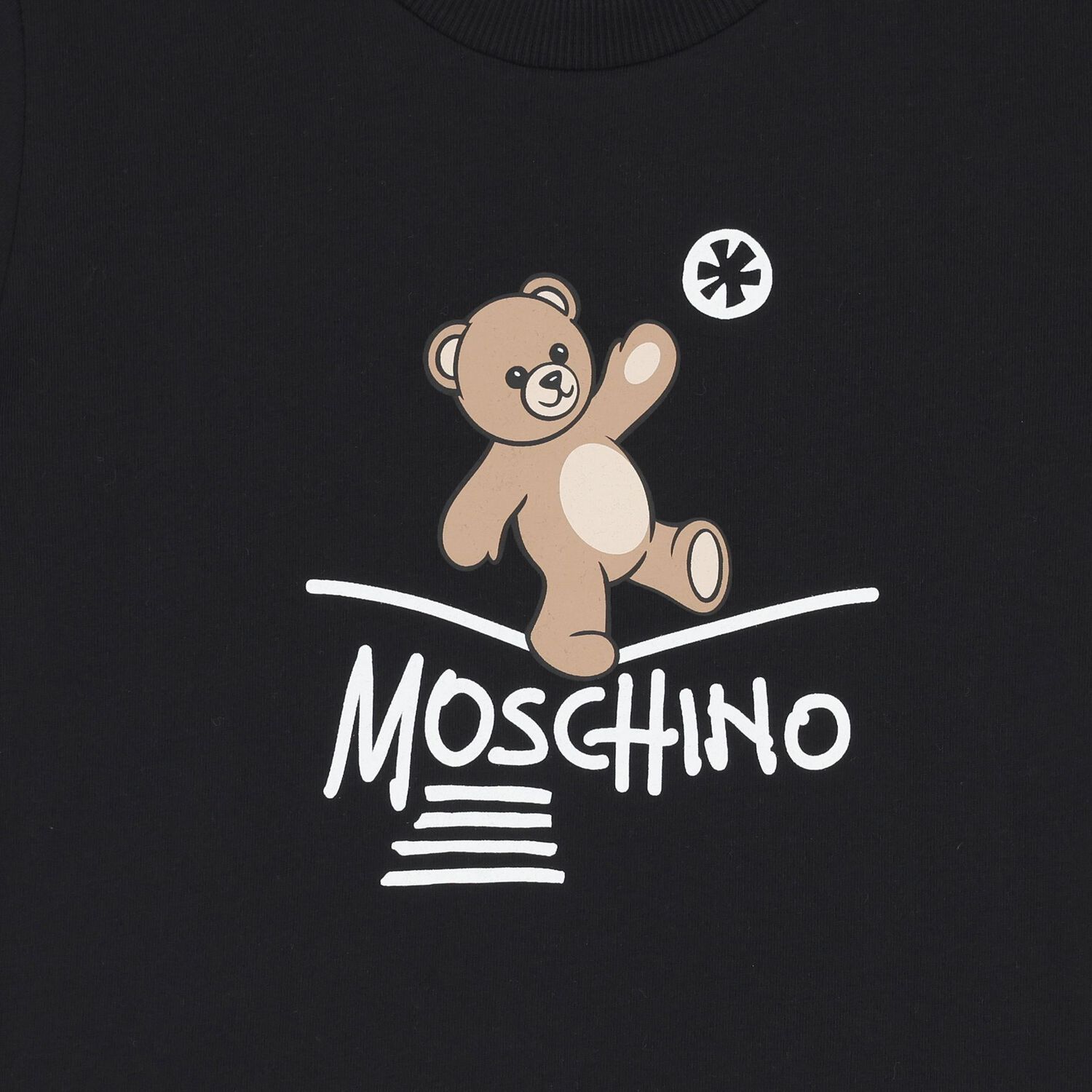 Black Teddy Bear Logo T-Shirt, 2, hi-res
