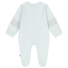 Baby Boys Blue Logo Babygrow Gift Set , 2, hi-res