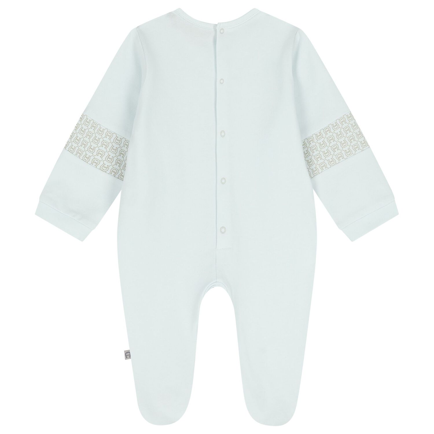 Baby Boys Blue Logo Babygrow Gift Set , 2, hi-res