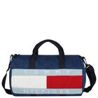 Boys Blue Denim Logo Sports Bag ( 28cm ), 1, hi-res