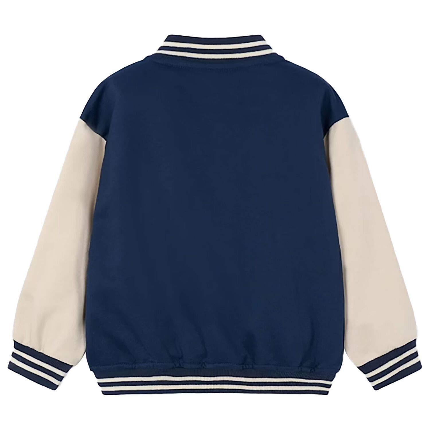 Boys Navy Blue Varsity Jacket, 2, hi-res