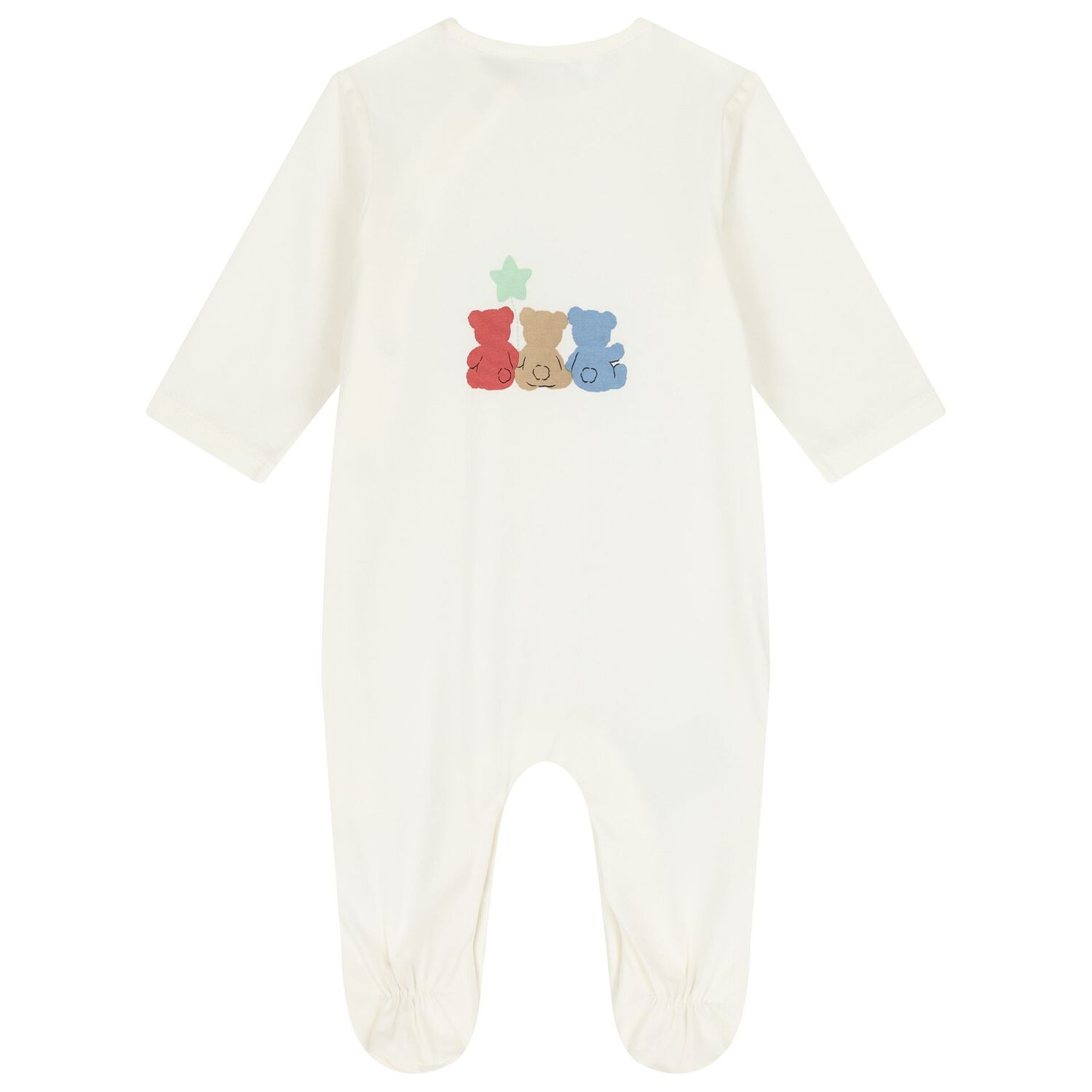 Baby Boys Ivory Babygrows ( 2-Pack ), 2, hi-res