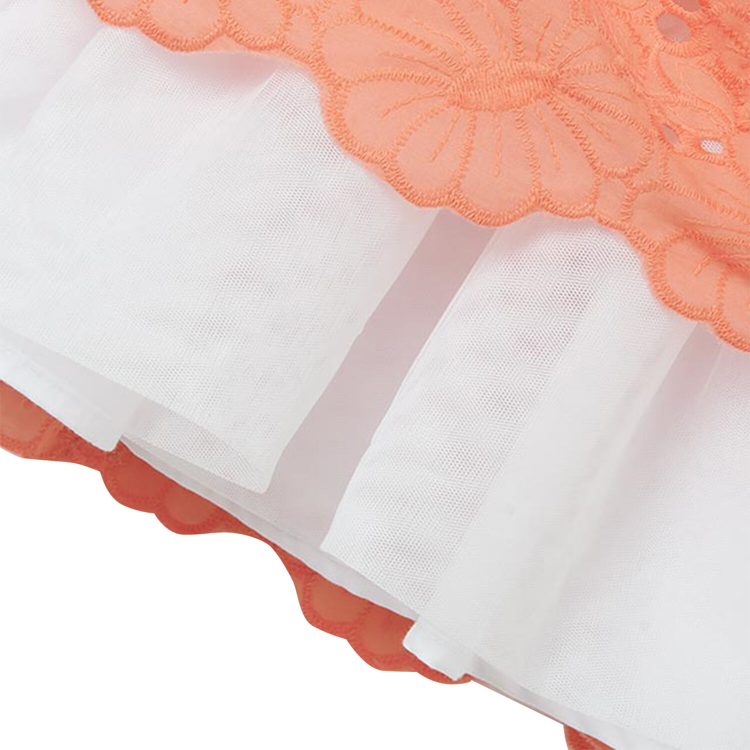 Girls Pink Embroidered Dress, 1, hi-res