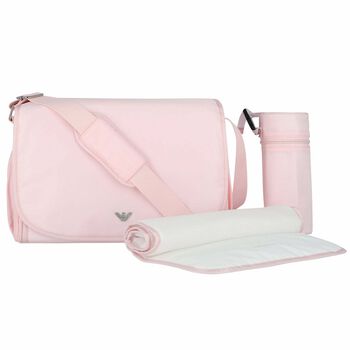 Pink Logo Baby Changing Bag