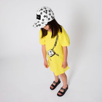 Girls Yellow Bag Dress