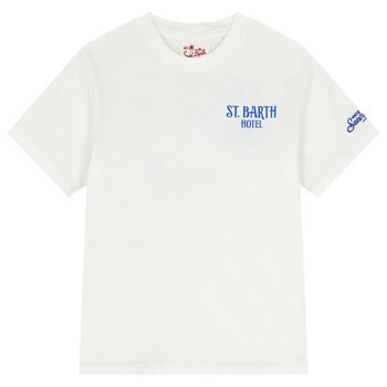 Boys White Logo T-Shirt