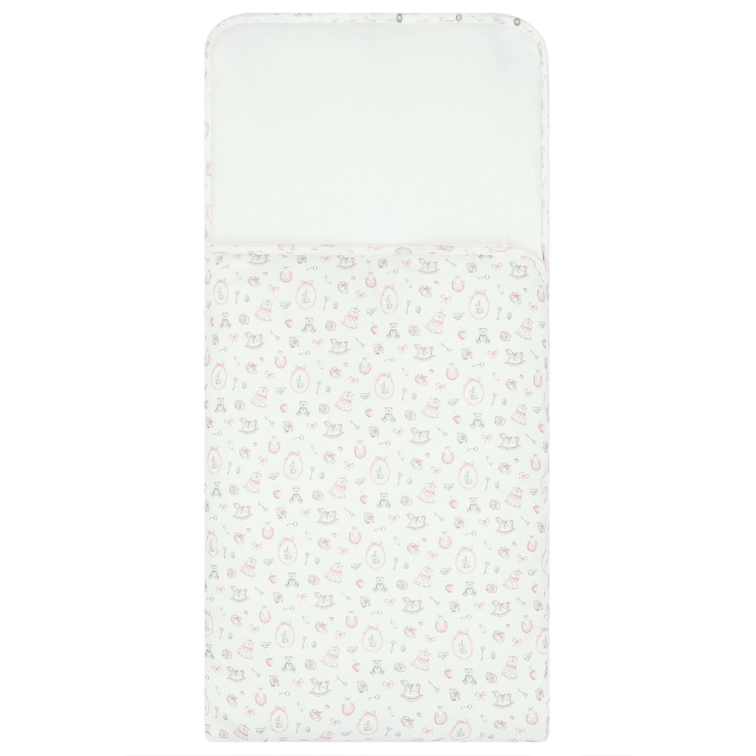 Baby Girls White & Pink Nest, 1, hi-res image number null