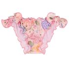 Girls Pink Floral Bikini, 1, hi-res