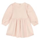 Younger Girls Pink Logo Dress, 1, hi-res