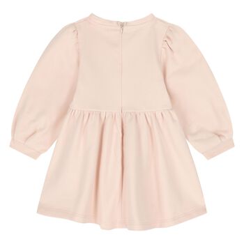 Younger Girls Pink Logo Dress