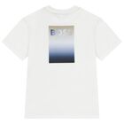 Boys White Logo T-Shirt, 1, hi-res