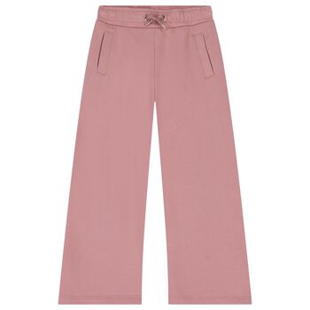 Girls Pink Wide Leg Trousers
