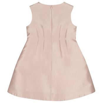 Girls Pink Satin Dress Skirt