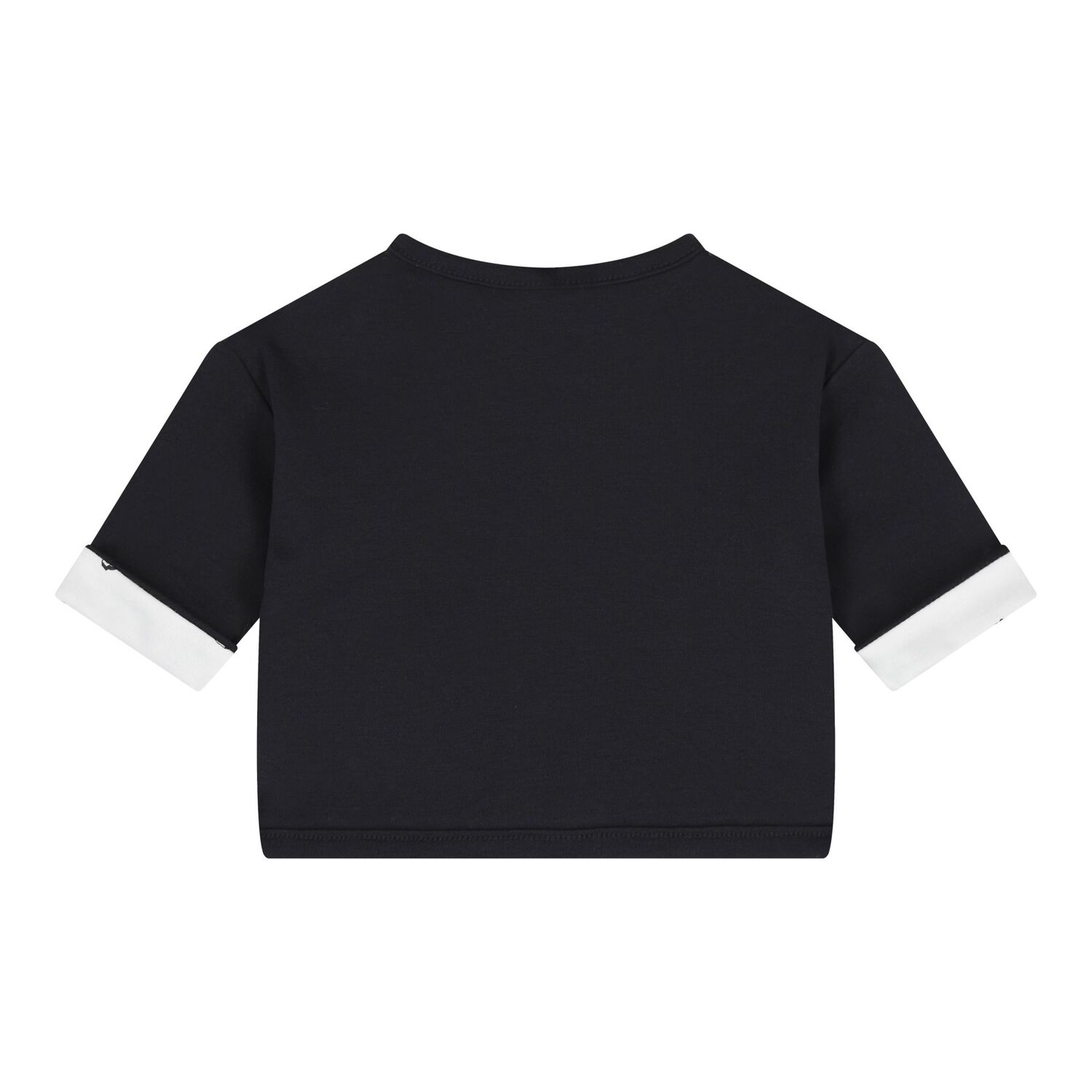 Baby Boys Black & White Logo Reversible Trousers Set, 1, hi-res