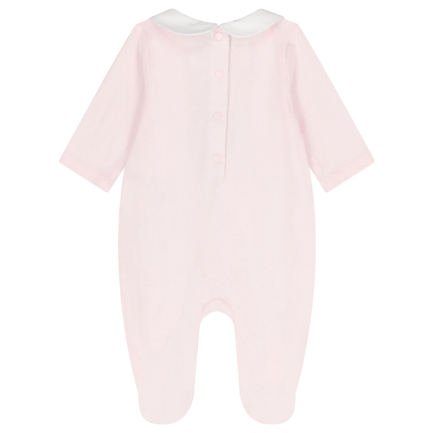 Baby Girls Pink Bunny Babygrow, 2, hi-res