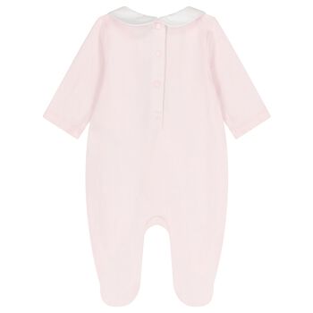 Baby Girls Pink Bunny Babygrow
