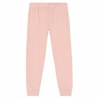 Girls Pink Logo Joggers, 1, hi-res