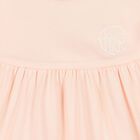 Girls Pink Logo Dress, 1, hi-res
