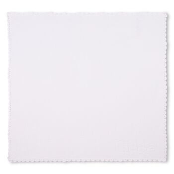 Baby Girls White Logo Blanket