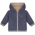 Baby Boys Reversible Zip Up Hoodie, 1, hi-res