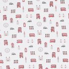 Baby Boys White Lively London Blanket, 1, hi-res