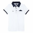 Boys White Polo Shirt, 1, hi-res