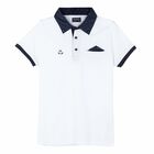 Boys White Polo Shirt, 1, hi-res