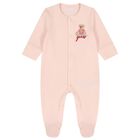 Baby Girls Pink Teddy Bear Logo Babygrow Gift Set, 1, hi-res