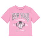 Girls Pink Logo T-Shirt, 1, hi-res