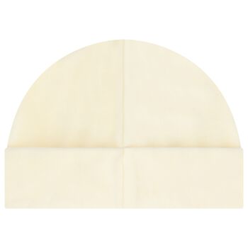 Baby Girls Ivory Logo Hat