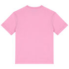 Pink & White Logo T-Shirt, 1, hi-res