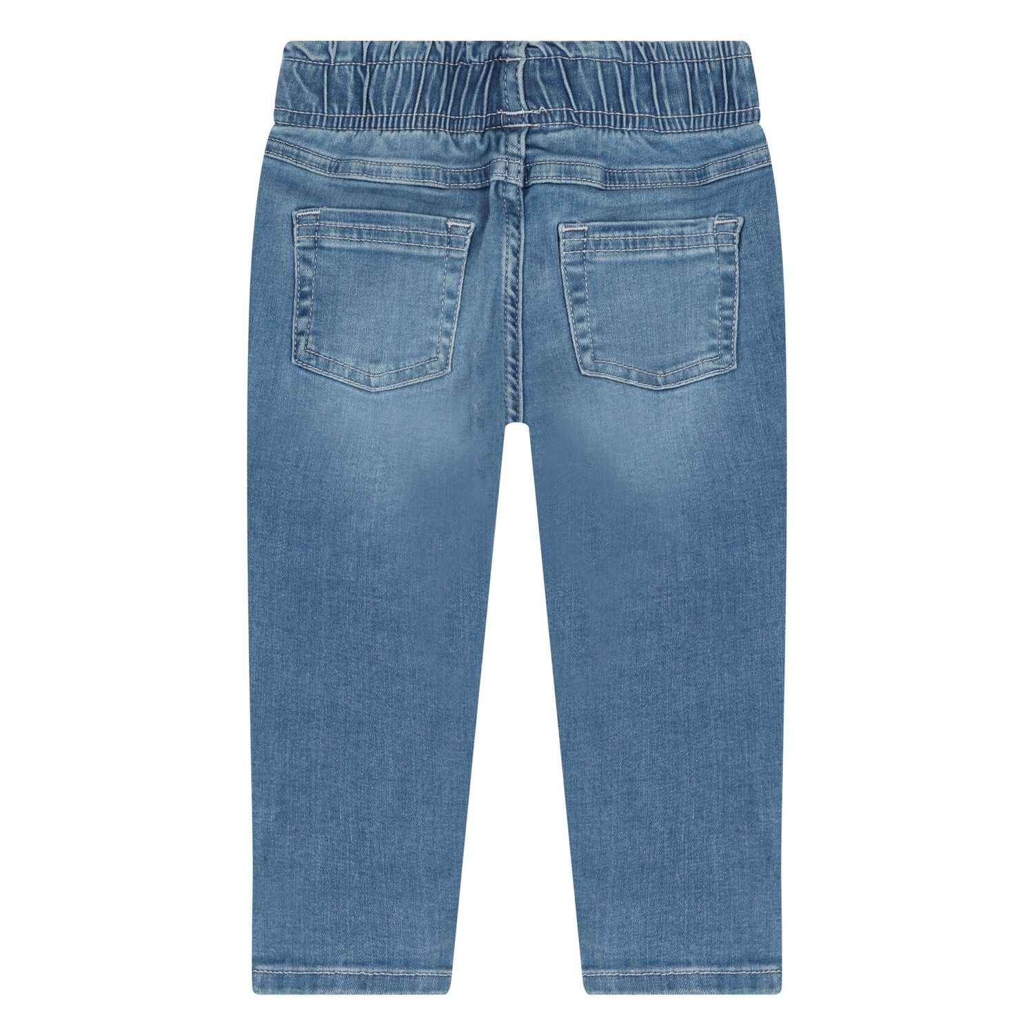 Younger Girls Logo Denim Jeans, 1, hi-res