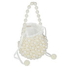 Girls Ivory Embellished Pearl Handbag, 1, hi-res