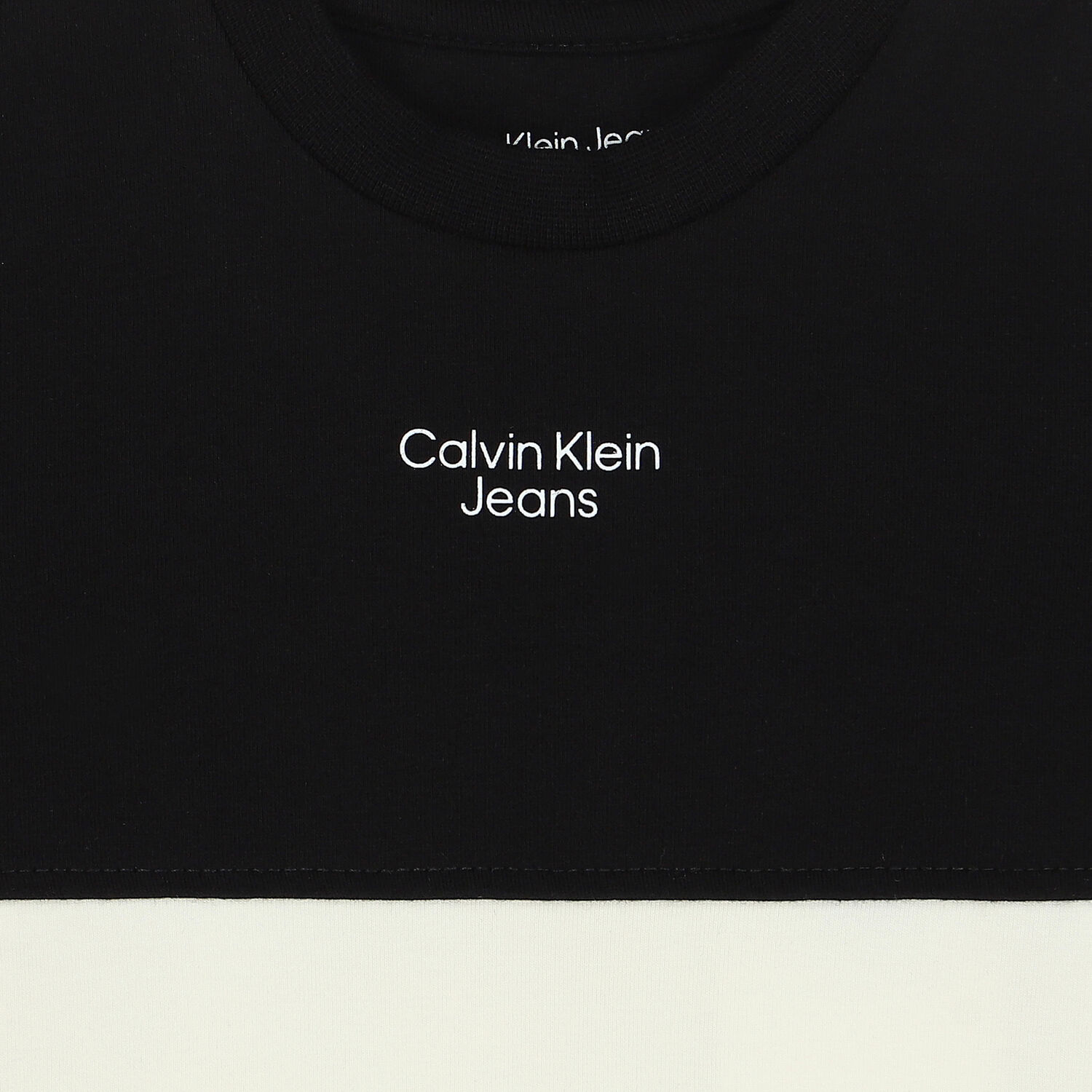 Baby Boys Black & Ivory Logo T-Shirt, 1, hi-res