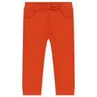 Younger Girls White & Orange Mouse Tracksuit, 1, hi-res