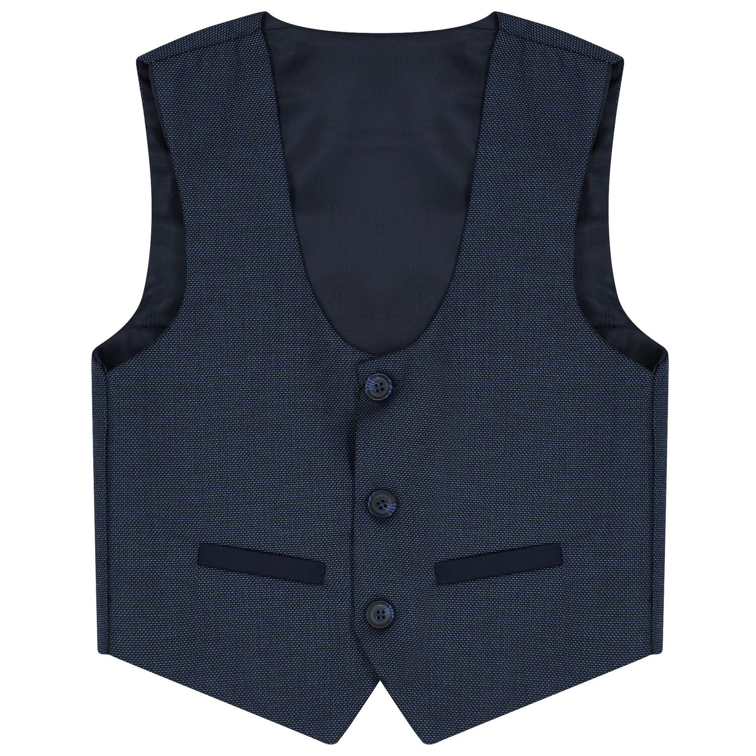 Boys Navy & White Suit Set, 1, hi-res image number null