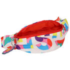 Girls White Logo Belt Bag, 1, hi-res