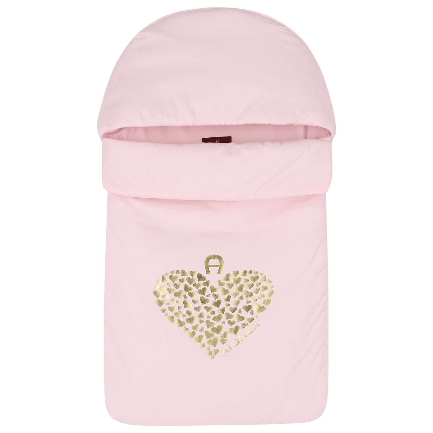 Baby Girls Pink Heart Logo Nest, 2, hi-res