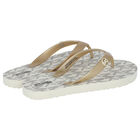 Girls Ivory Logo Flip Flops, 1, hi-res