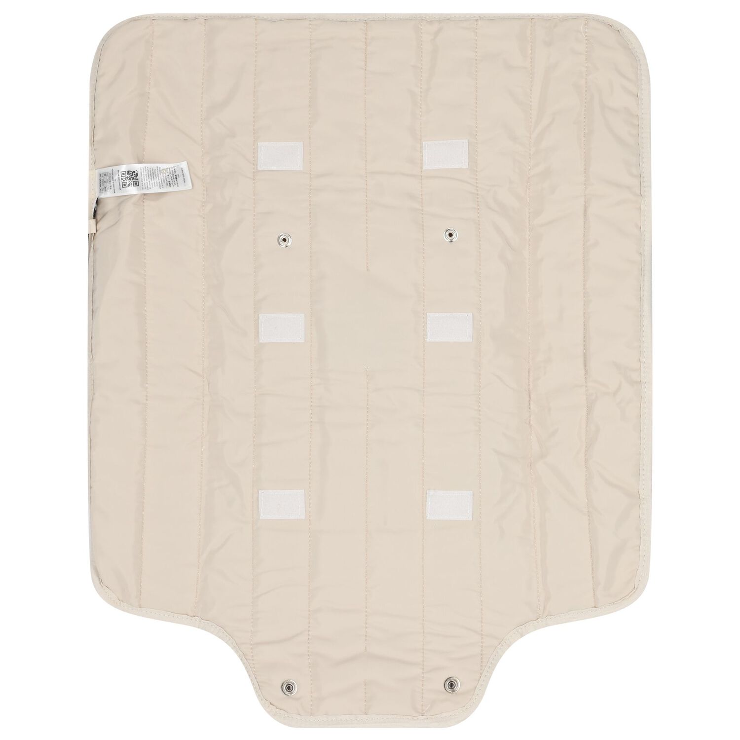 Beige Teddy Bear Logo Quilted Baby Changing Mat, 1, hi-res