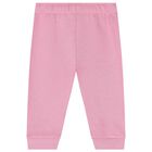Younger Girls Pink Logo Tracksuit, 2, hi-res