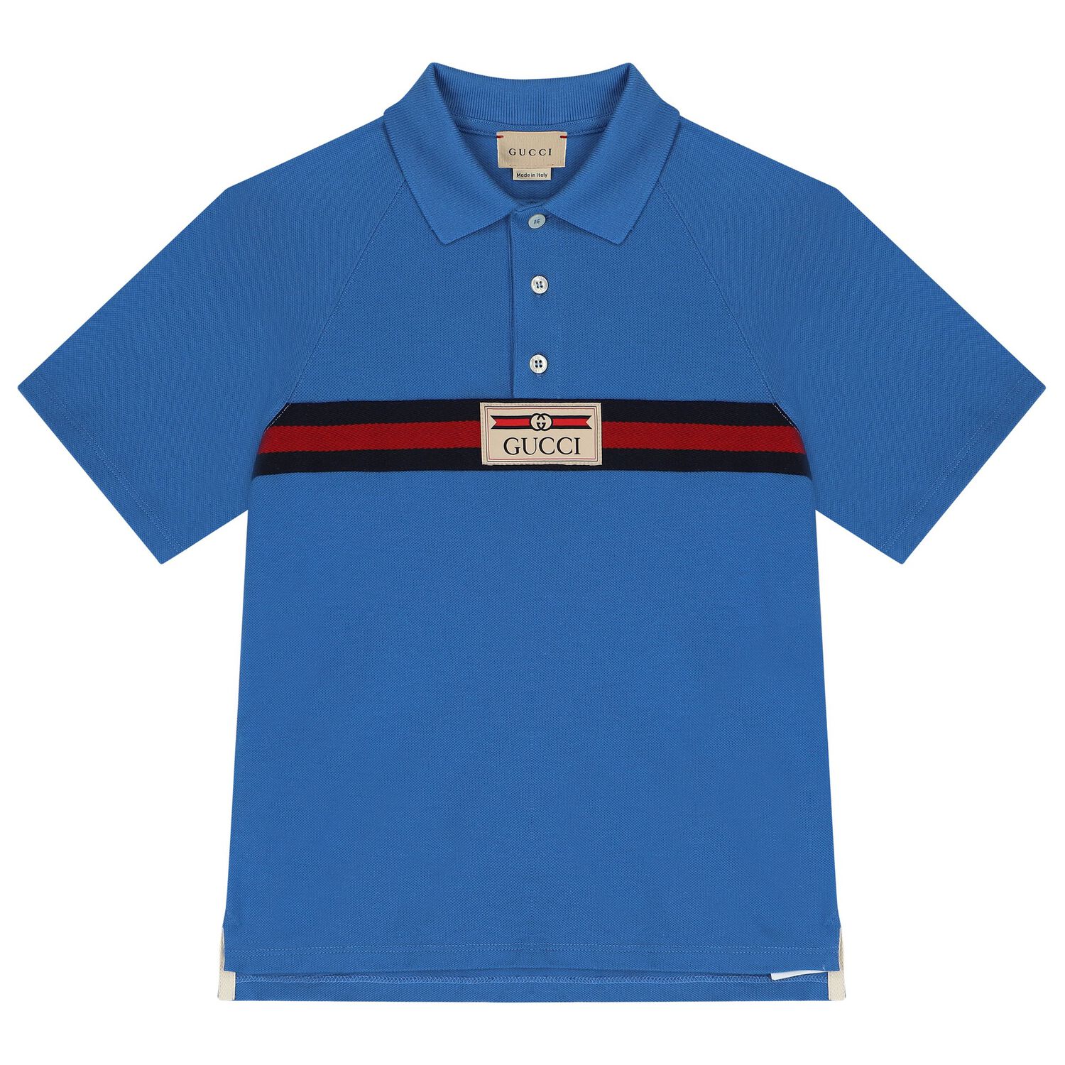 Boys Blue Polo Shirt, 1, hi-res